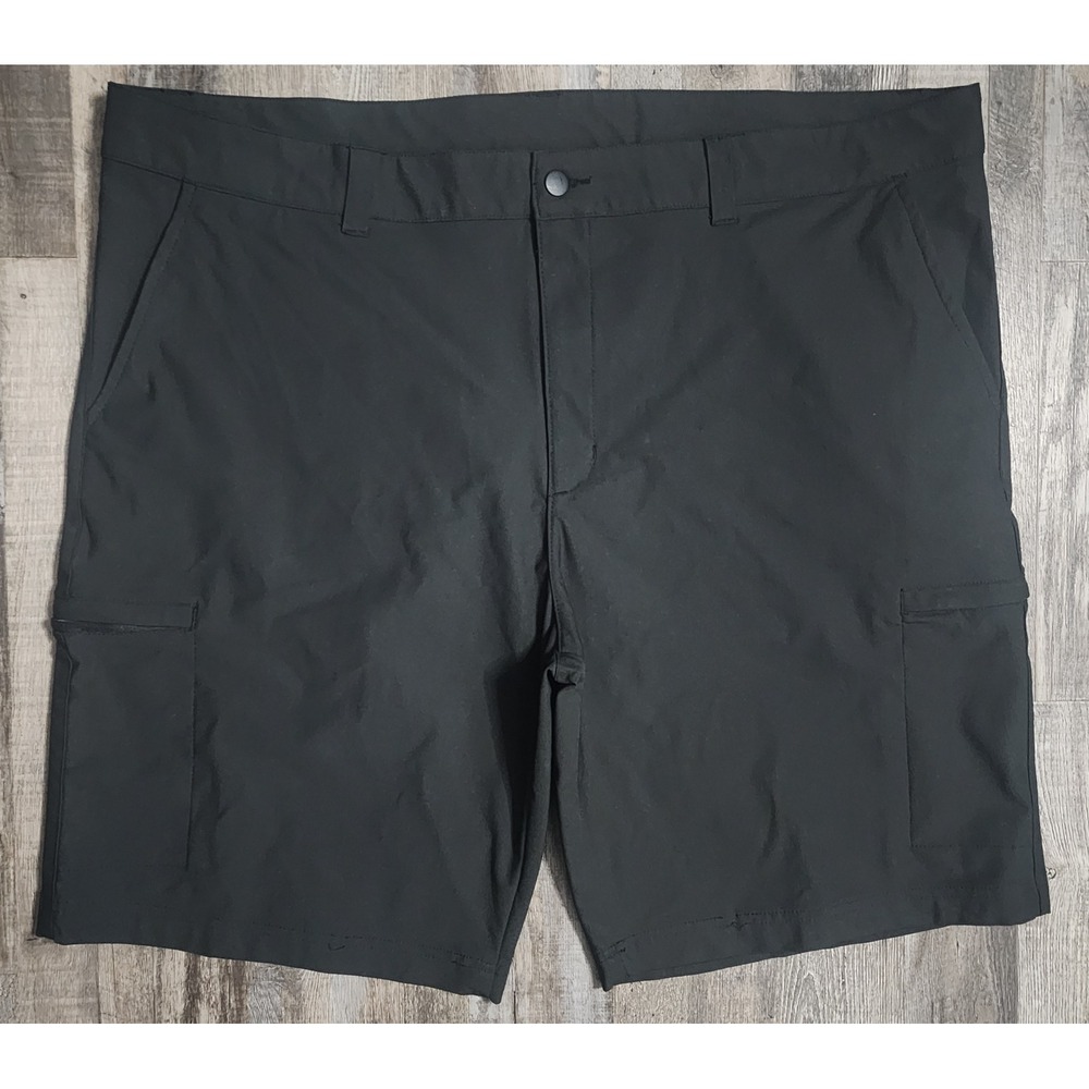 Willit Cargo Shorts Mens 42* Black Performance Hiking Golf Outdoor 10 Inseam